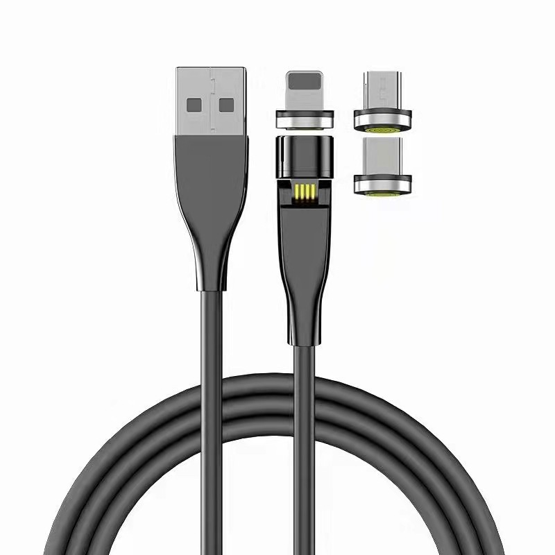 Magnetic pogo pin programming cable