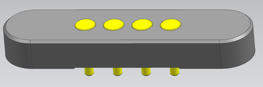 4pin female magnetic charging connector 4pin female magnetic charging connector