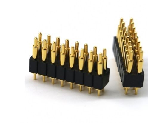 16-контактные круглые разъемы Pogo Pin