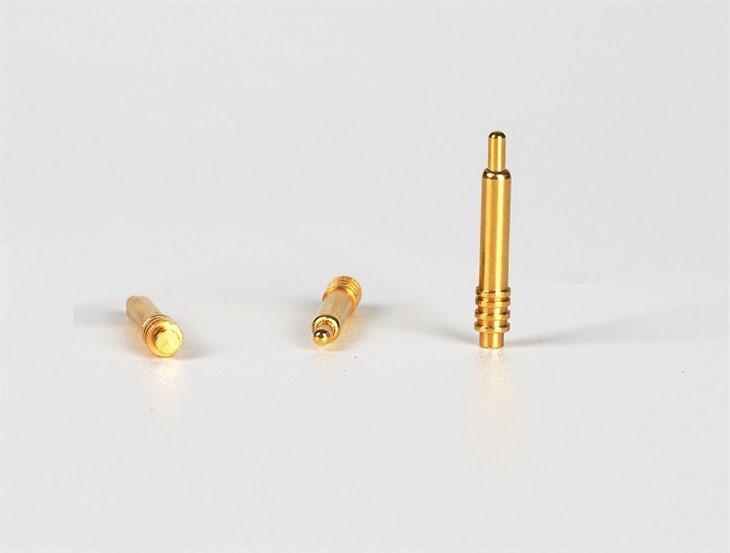 Позолоченная булавка Pogo с прямой иглой