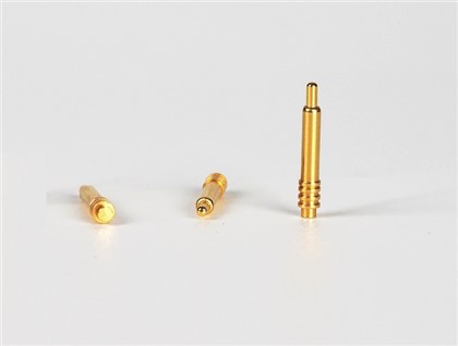 Позолоченная булавка Pogo с прямой иглой