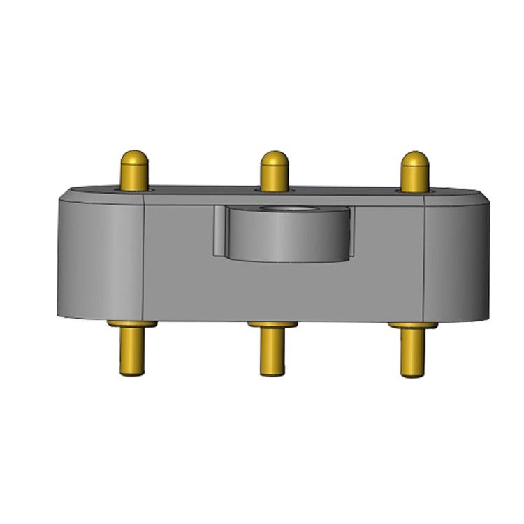 Круглые коннекторы со сквозным отверстием Pogo Pin