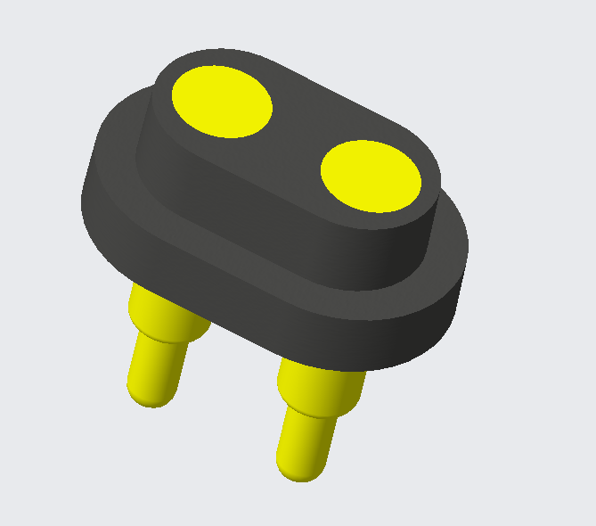 Водонепроницаемый разъем PogoPin 2Pins